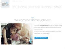 Tablet Screenshot of home-connect.com